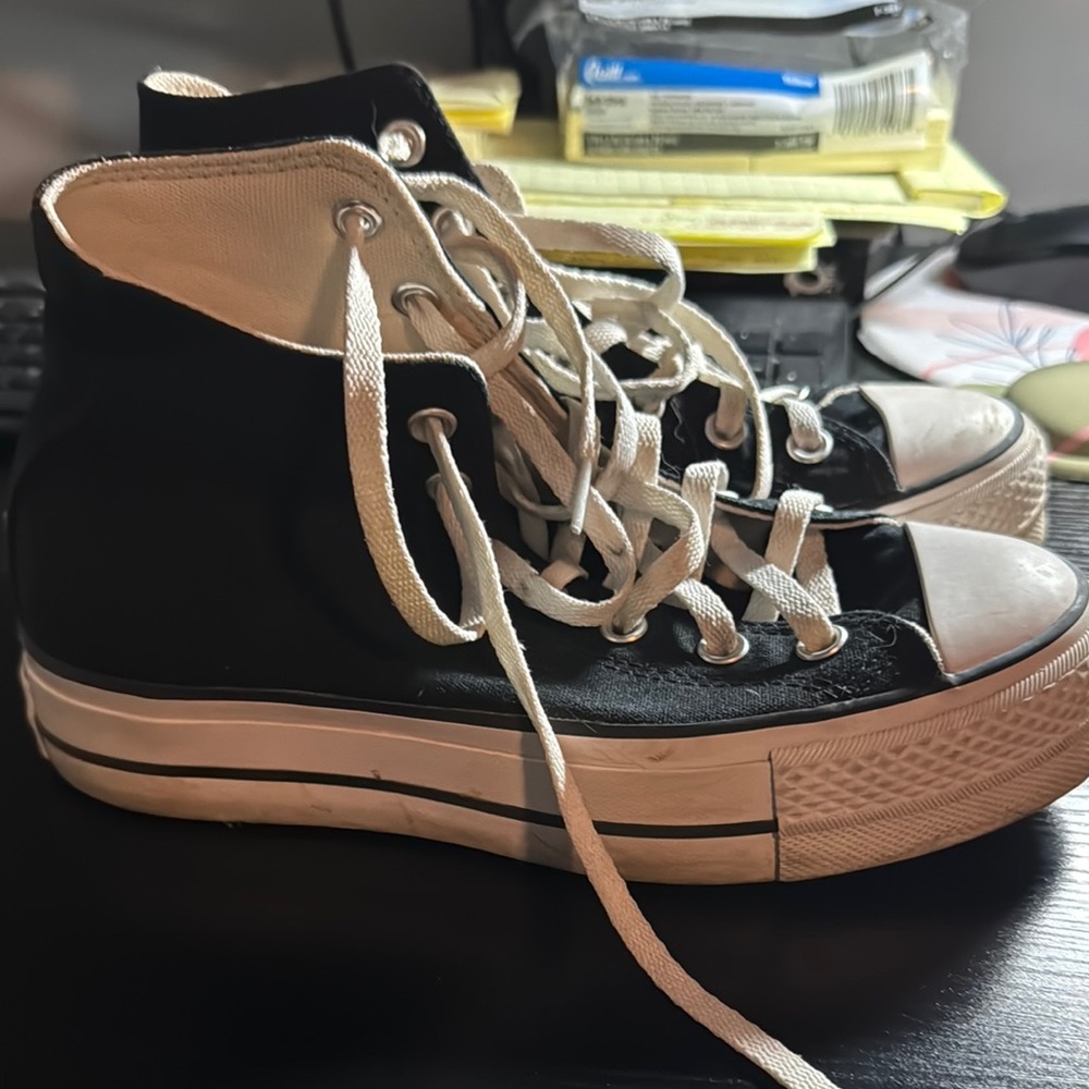 Converse high platform chucks